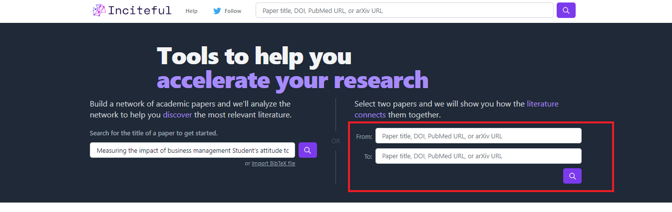 Inciteful Literature Connector